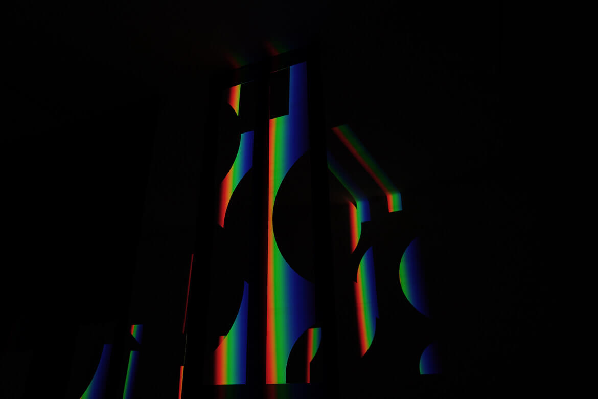 Detail eines Lichtobjektes von Ingo Nussbaumer