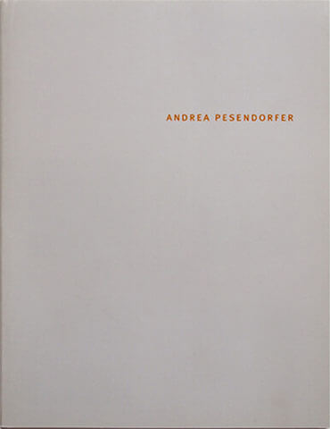 Zeigt das Cover des Kataloges von Andrea Pesendorfer